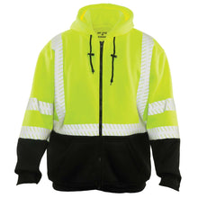 Load image into Gallery viewer, 865-E Class 3 Full-Zip Hi-Vis Hoodie with Segmented Tape
