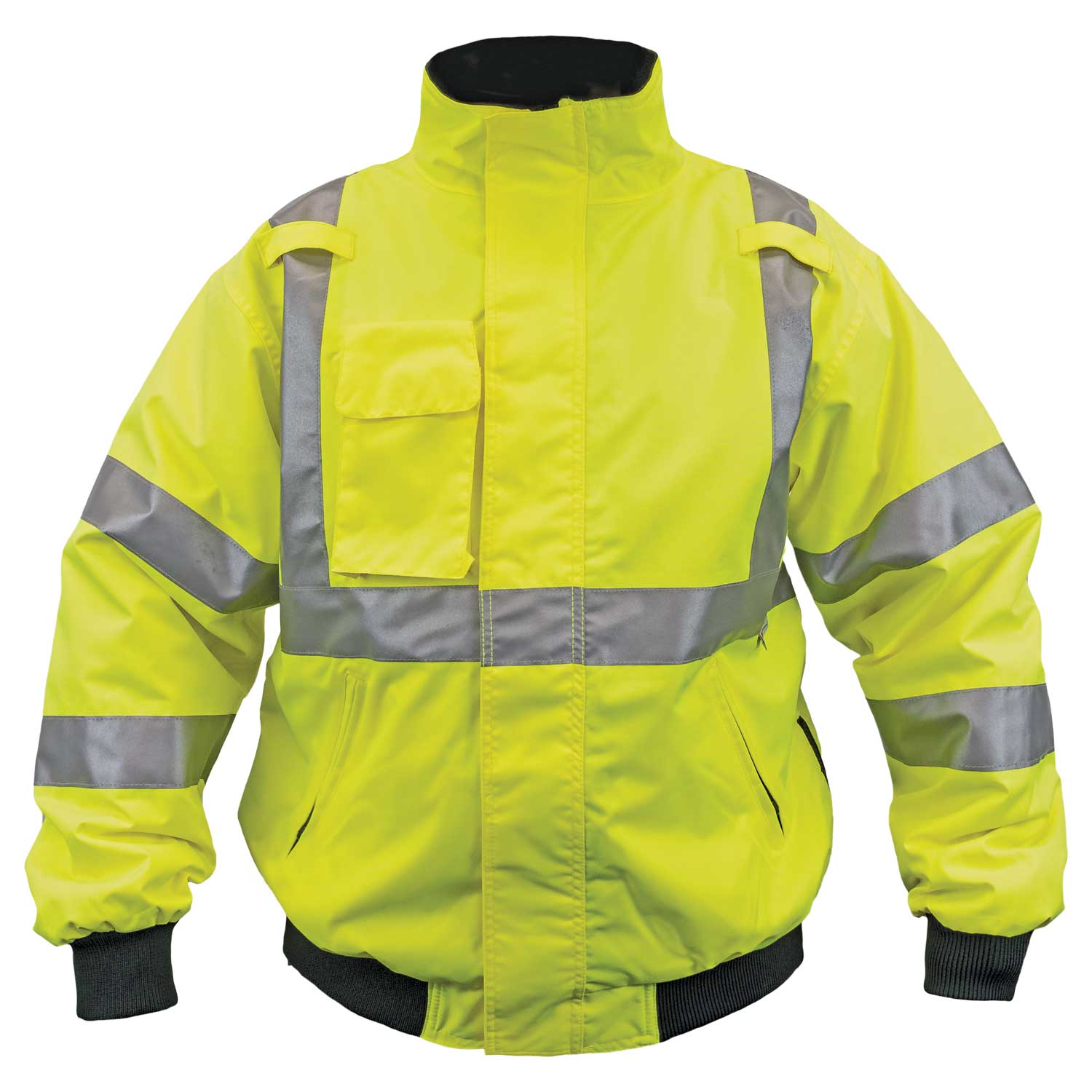 Hi Vis Yellow Standard Bomber Jacket | Provincial Safety