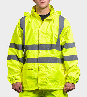 1655E Hi Vis Econo Rain Jacket