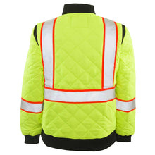 Load image into Gallery viewer, 1275 Hi Vis Diamond Quilted Jacket
