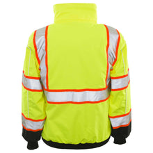 Load image into Gallery viewer, 1385 Black Bottom Hi Vis Bomber Jacket with Contrasting Tape

